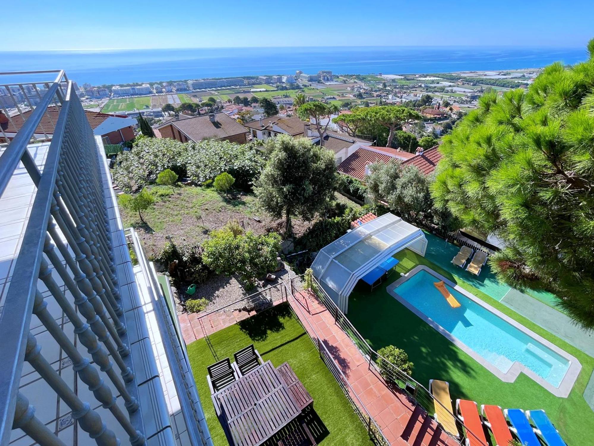 Villa Con Piscina Privada Climatizada 29ºc Santa Susanna Exterior photo