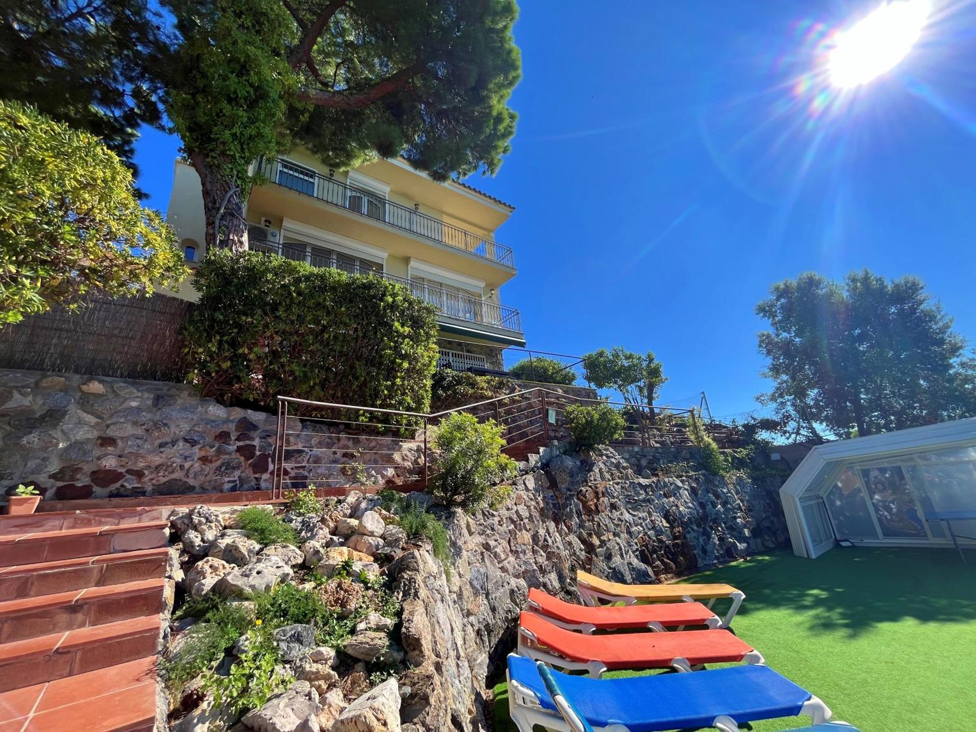 Villa Con Piscina Privada Climatizada 29ºc Santa Susanna Exterior photo