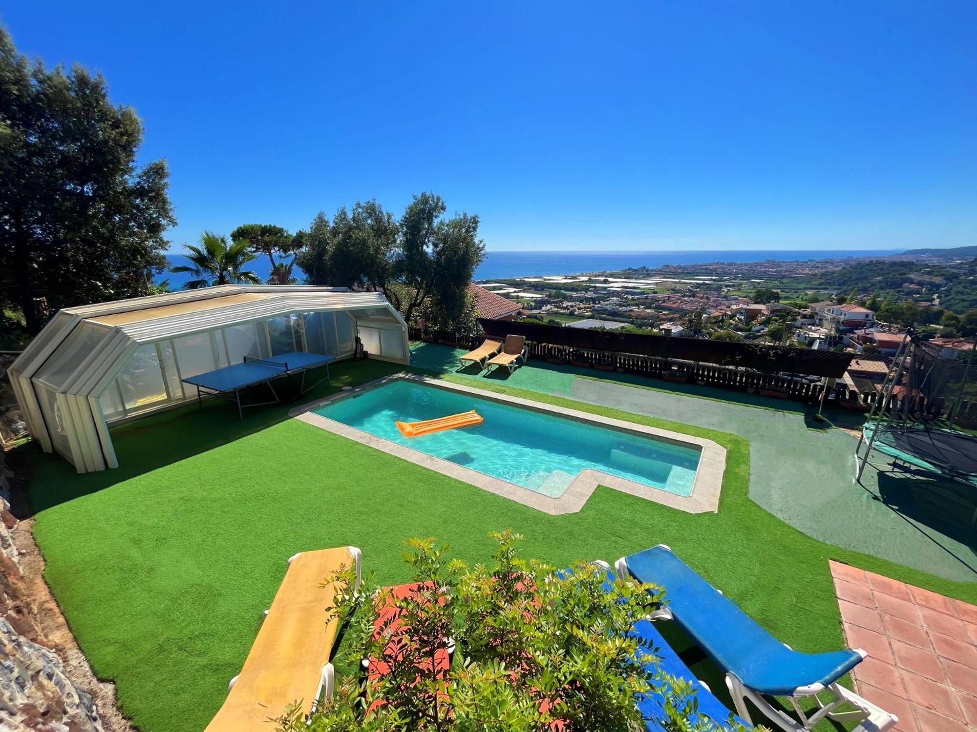 Villa Con Piscina Privada Climatizada 29ºc Santa Susanna Exterior photo